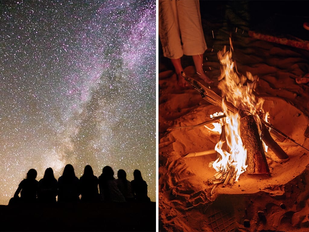 Group moments under the stars - This is what Nomadona is about